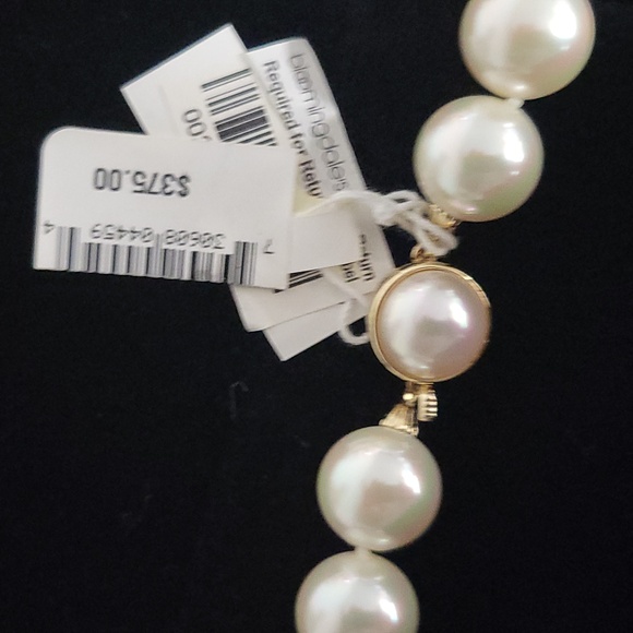 Majorica Single Strand Handmade Pearl Necklace - Picture 3 of 9